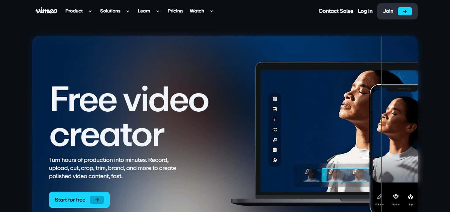 Vimeo Create ‑ Video Maker Best Advertisement Apps