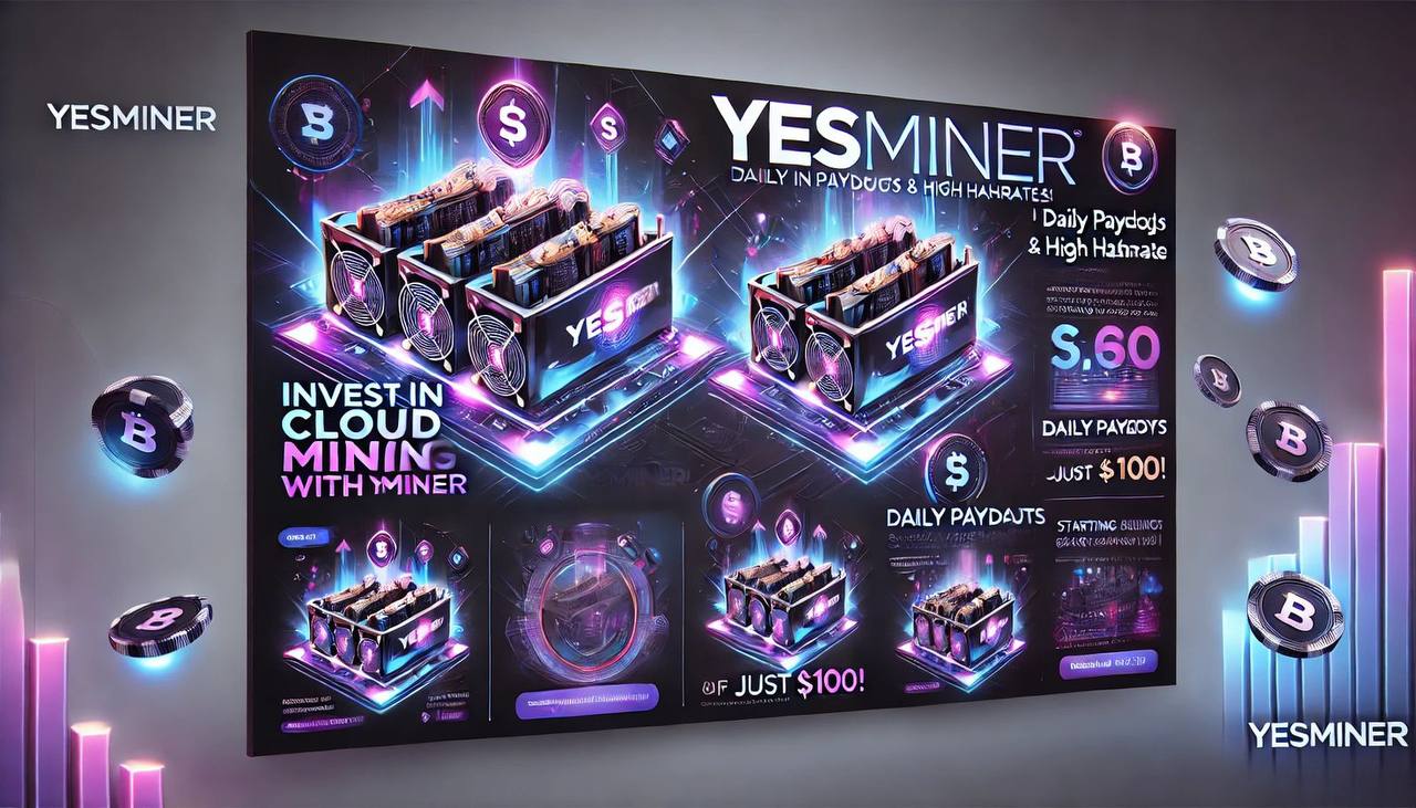 Join YESminer, the world's leading cloud mining platform