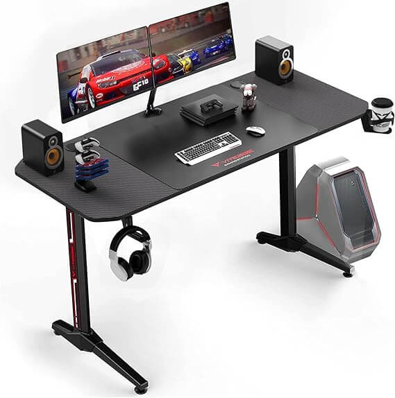 VITESSE VIT 55 Inch Ergonomic Gaming Metal Desk