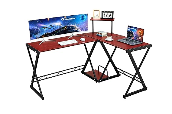GreenForest L Shaped Corner Desk