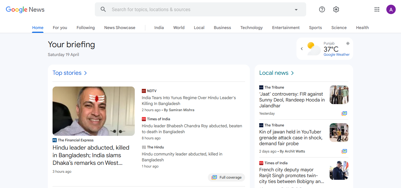 10 Google News Top Stories – Stay Updated with The Latest Headlines
