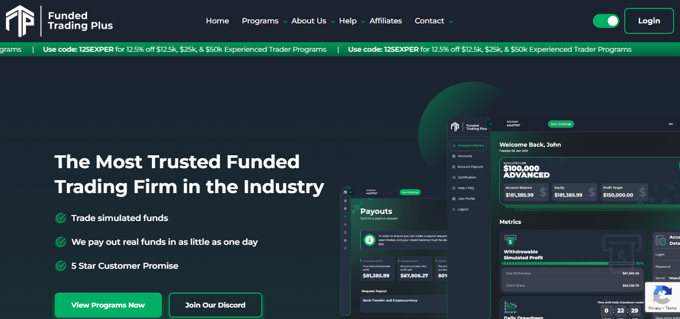 Funded Trading Plus