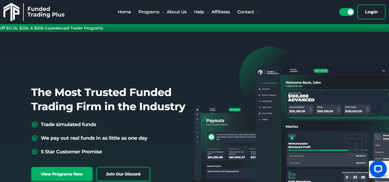 Funded Trading Plus
