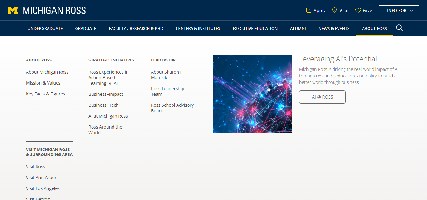 University of Michigan, Ann Arbor (Ross School of Business)