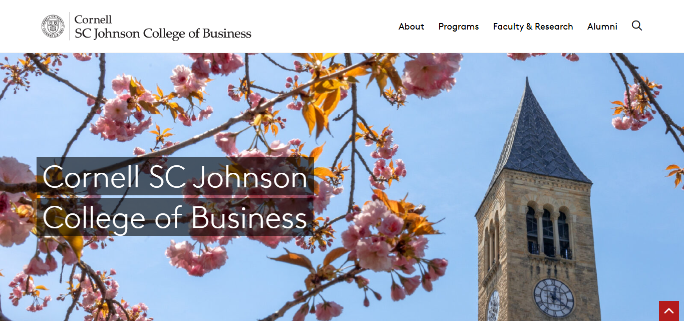 Cornell University (Dyson School, SC Johnson College of Business)