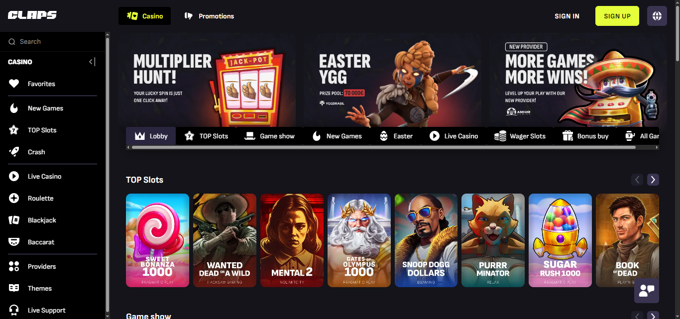 Claps Casino