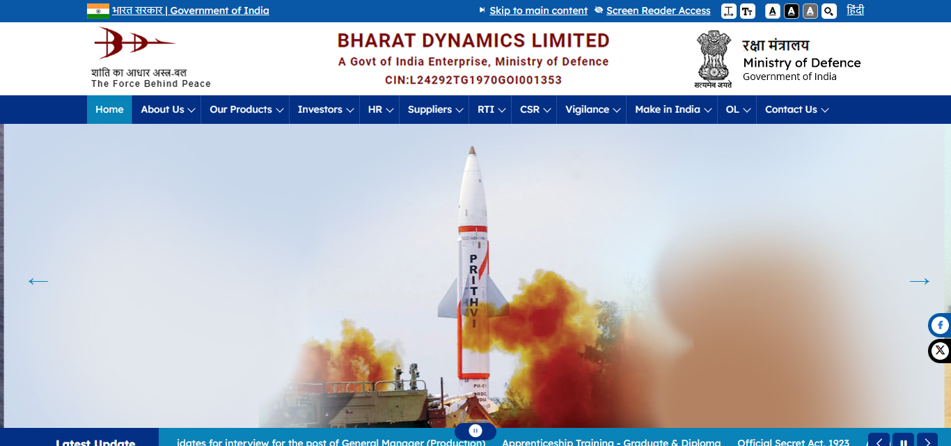 Bharat Dynamics Ltd
