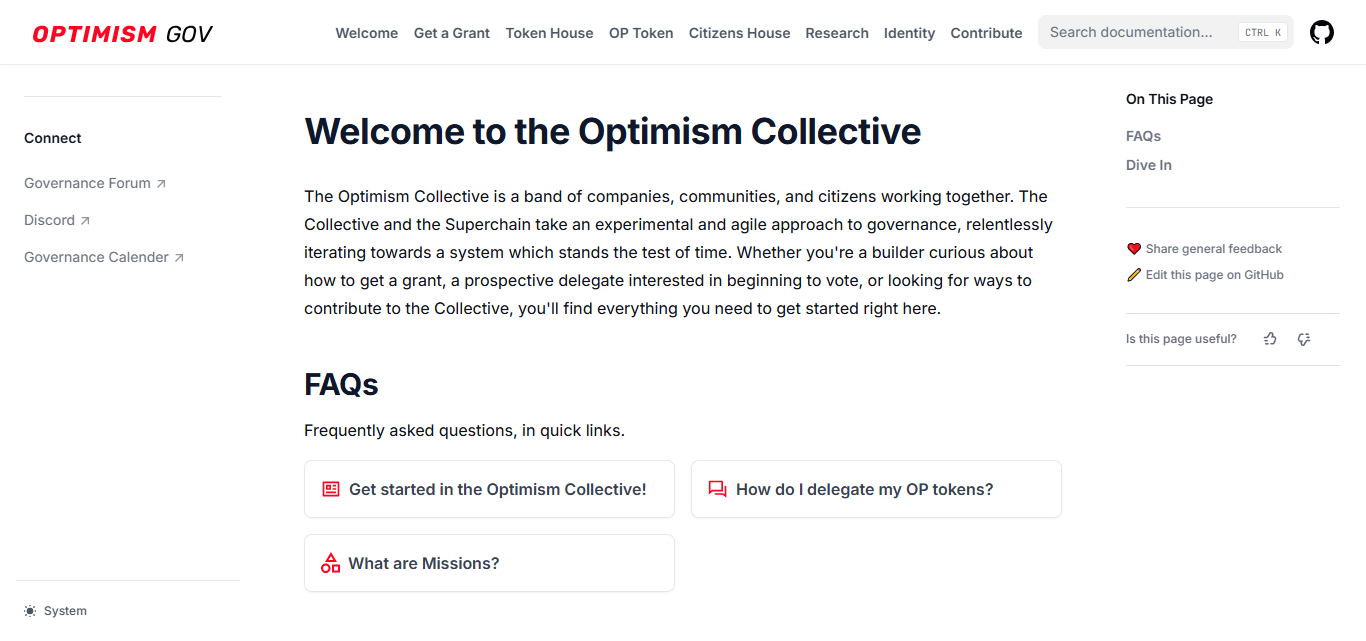 Optimism Citizens' House (OP Governance)
