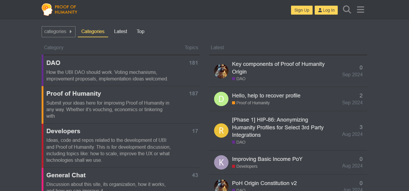 Proof of Humanity (UBI Token)