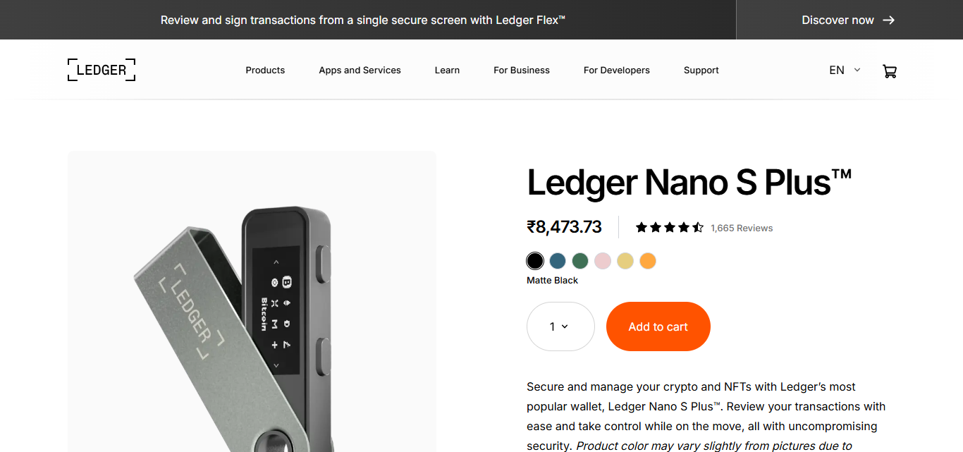 Ledger (Nano X / Nano S Plus)
