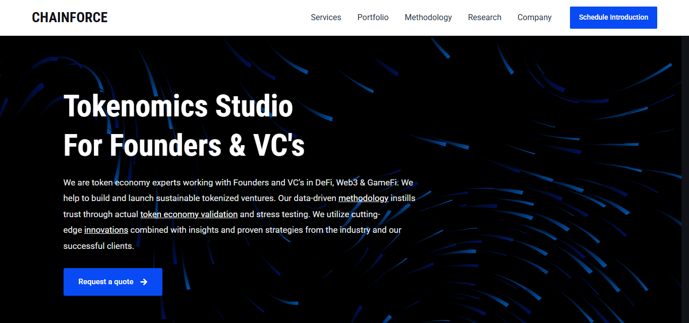 Chainforce – Tokenomics Consultancy