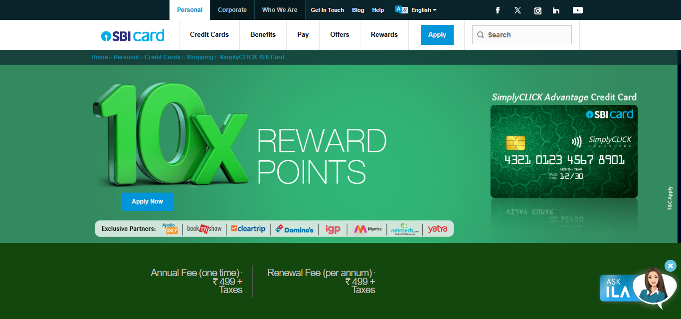 SBI SimplyCLICK