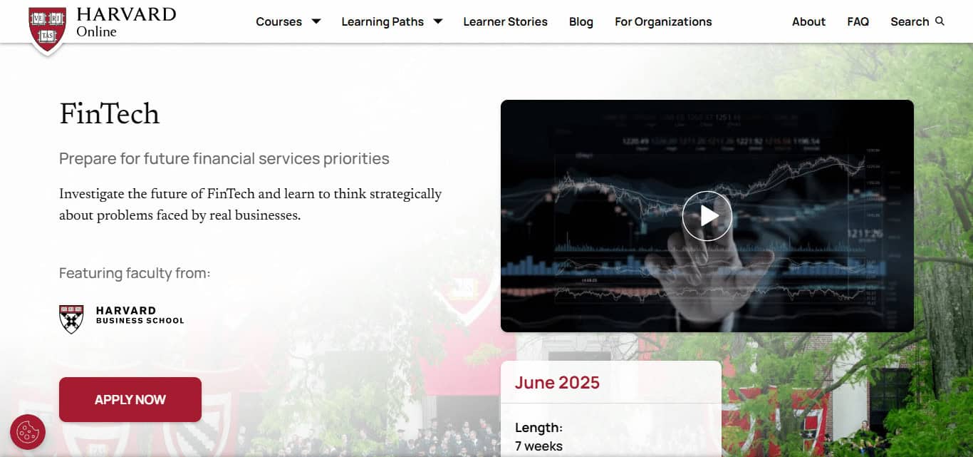 Harvard VPAL FinTech Online Short Course