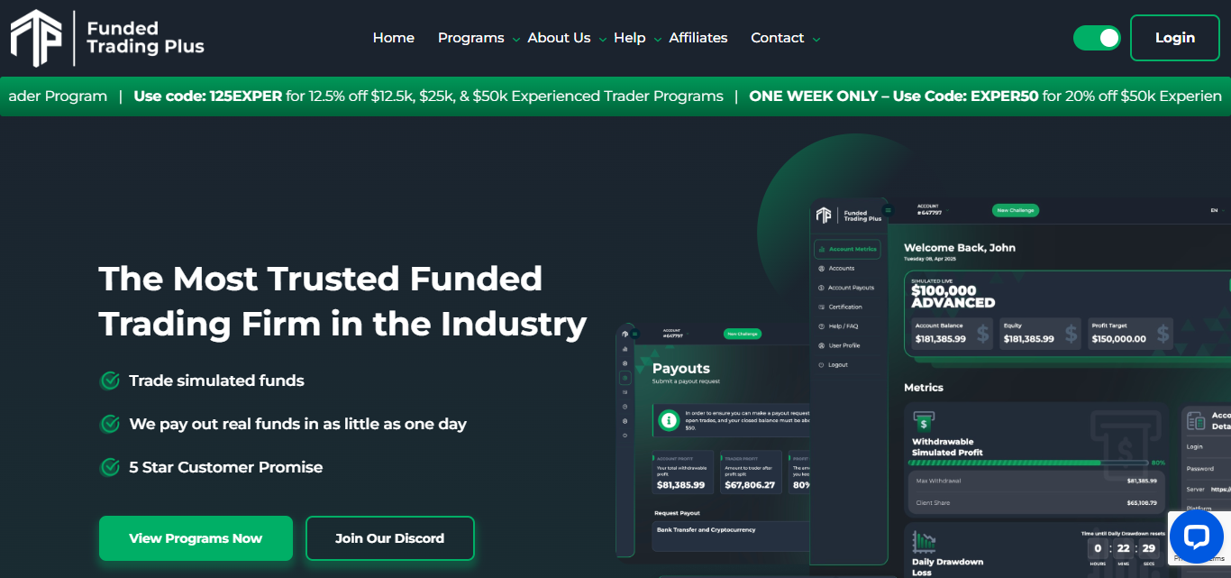 Funded Trading Plus