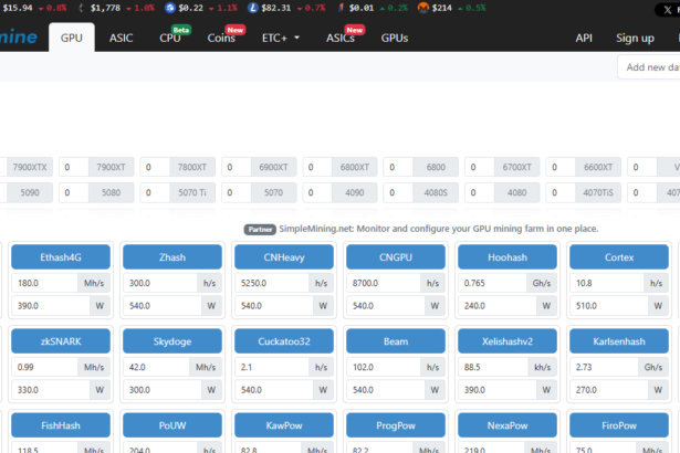 WhatToMine Review: Crypto Mining Calculator and Coin Profitability Guide