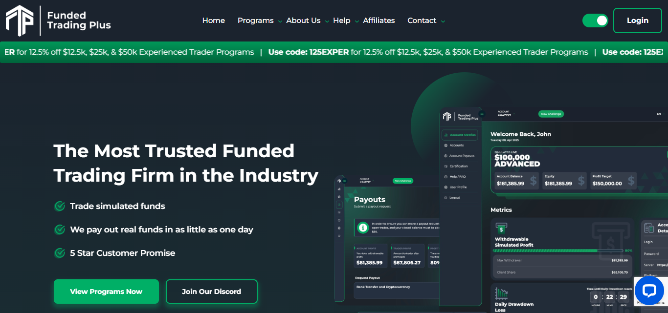 Funded Trading Plus