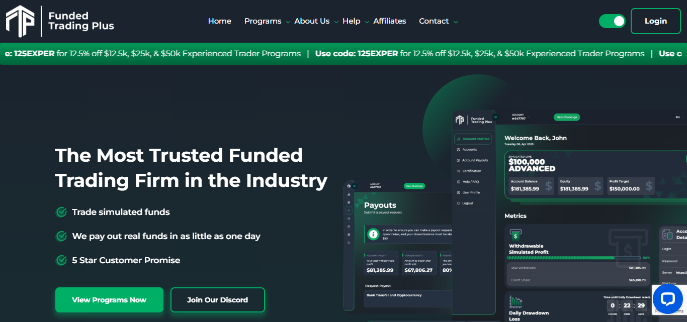Funded Trading Plus