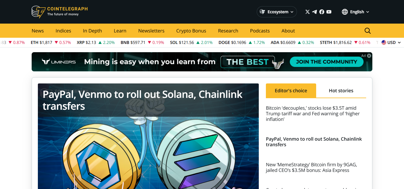 CoinTelegraph