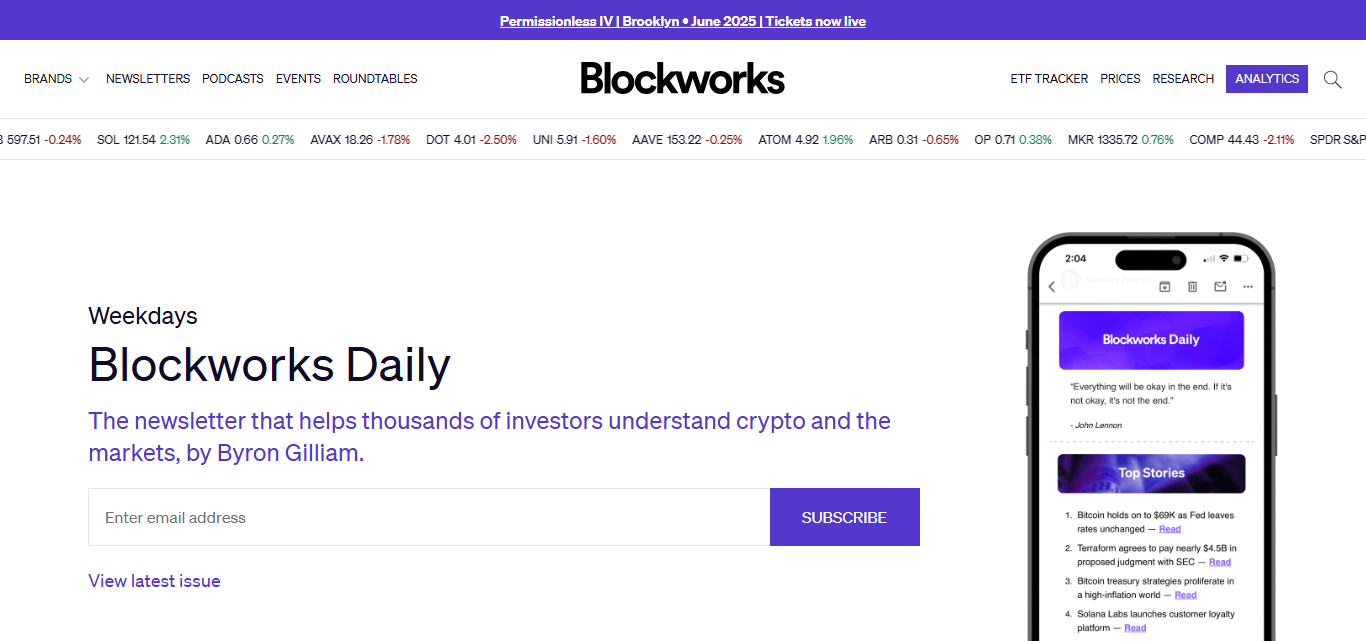 Blockworks Daily