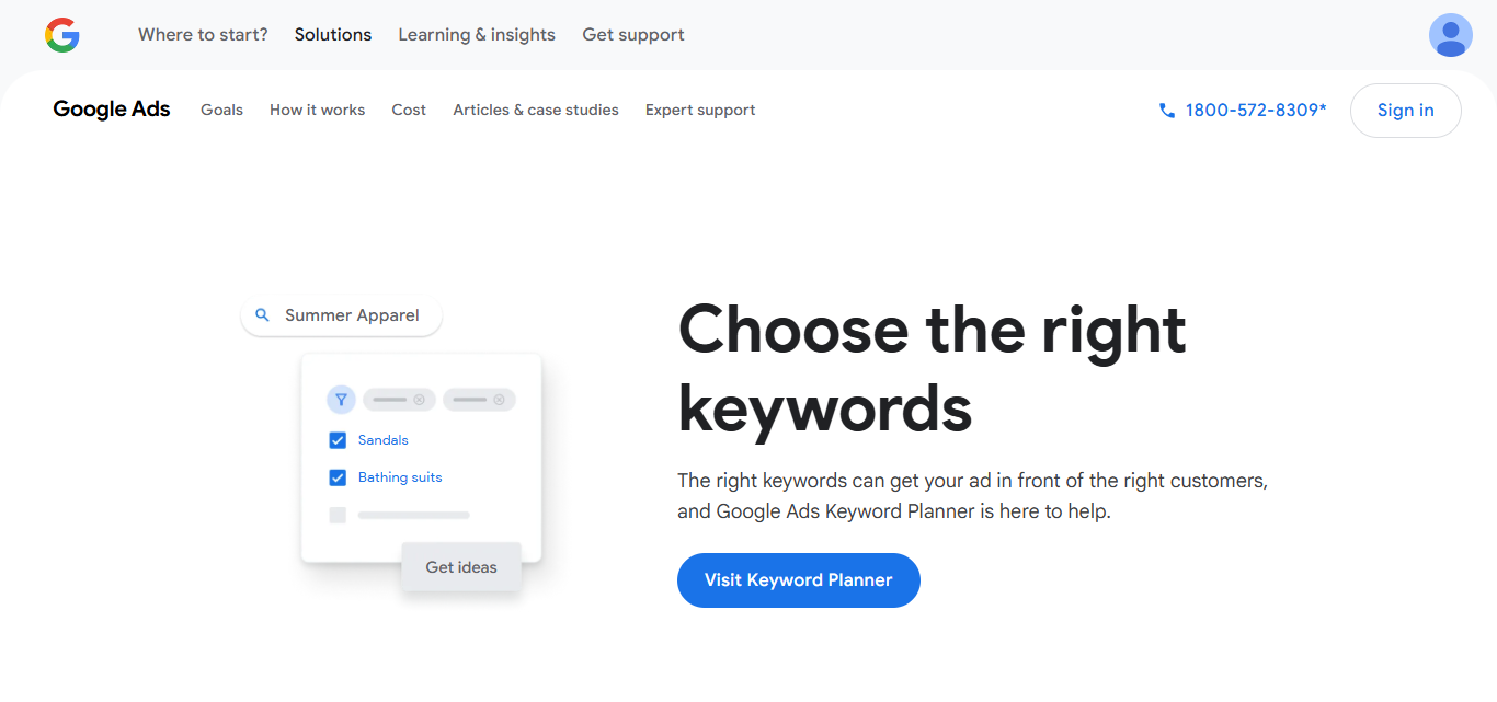 Google Keyword Planner