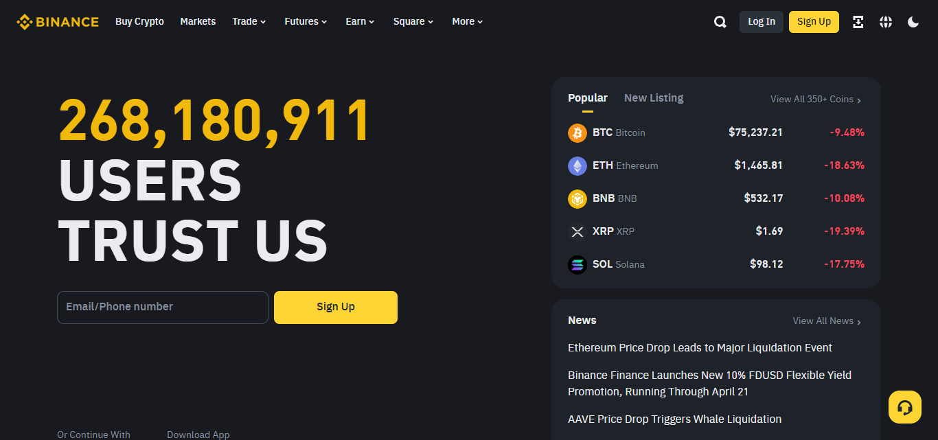 Has Binance made efforts to comply with UK regulations?