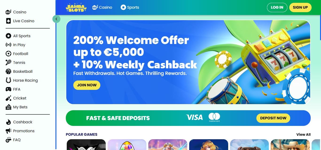 Samba Slots EN