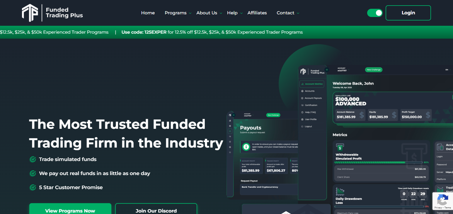 Funded Trading Plus