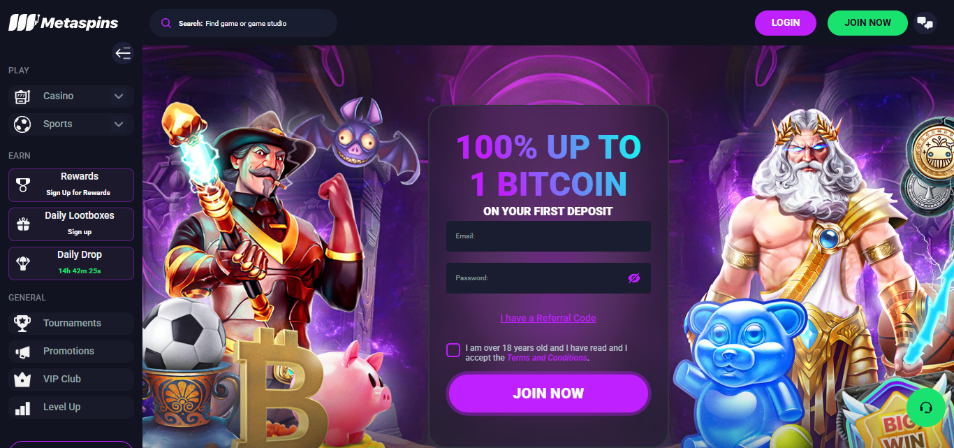 Metaspins Casino
