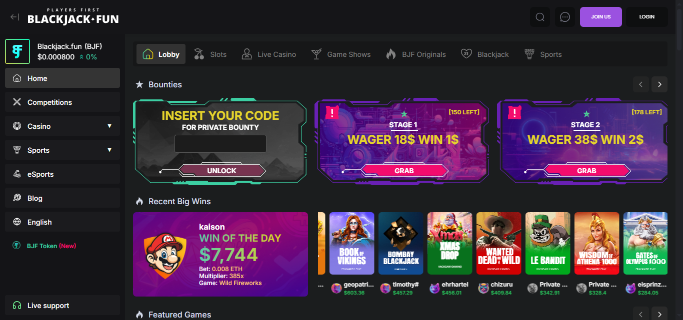 Blackjack.Fun
