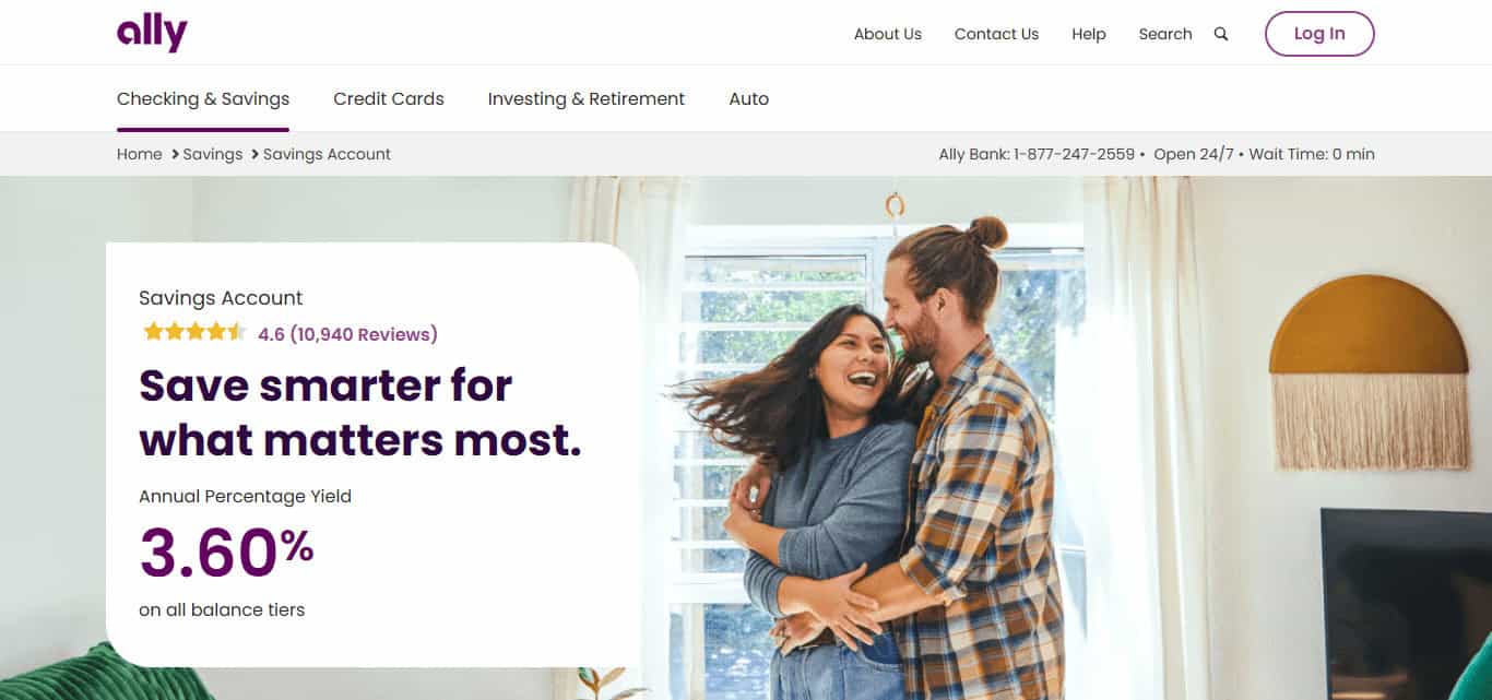 Ally Bank Online Savings Account