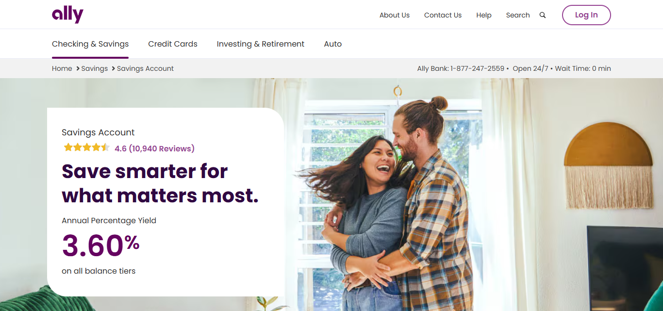 Ally Bank Online Savings Account