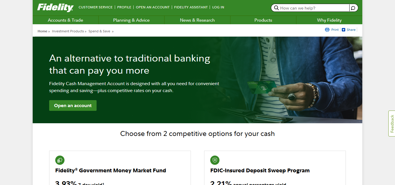 Fidelity Cash Management Account