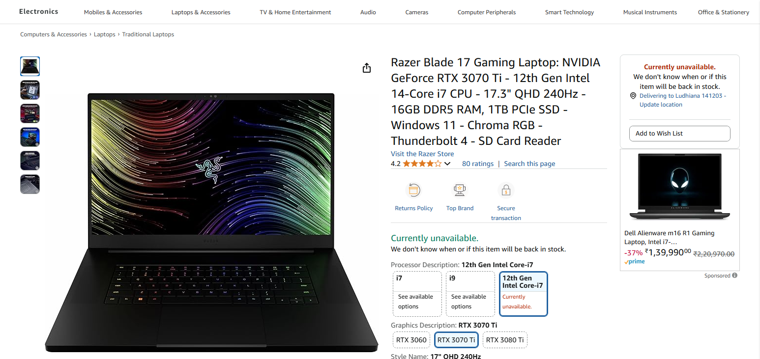 Razer Blade 17