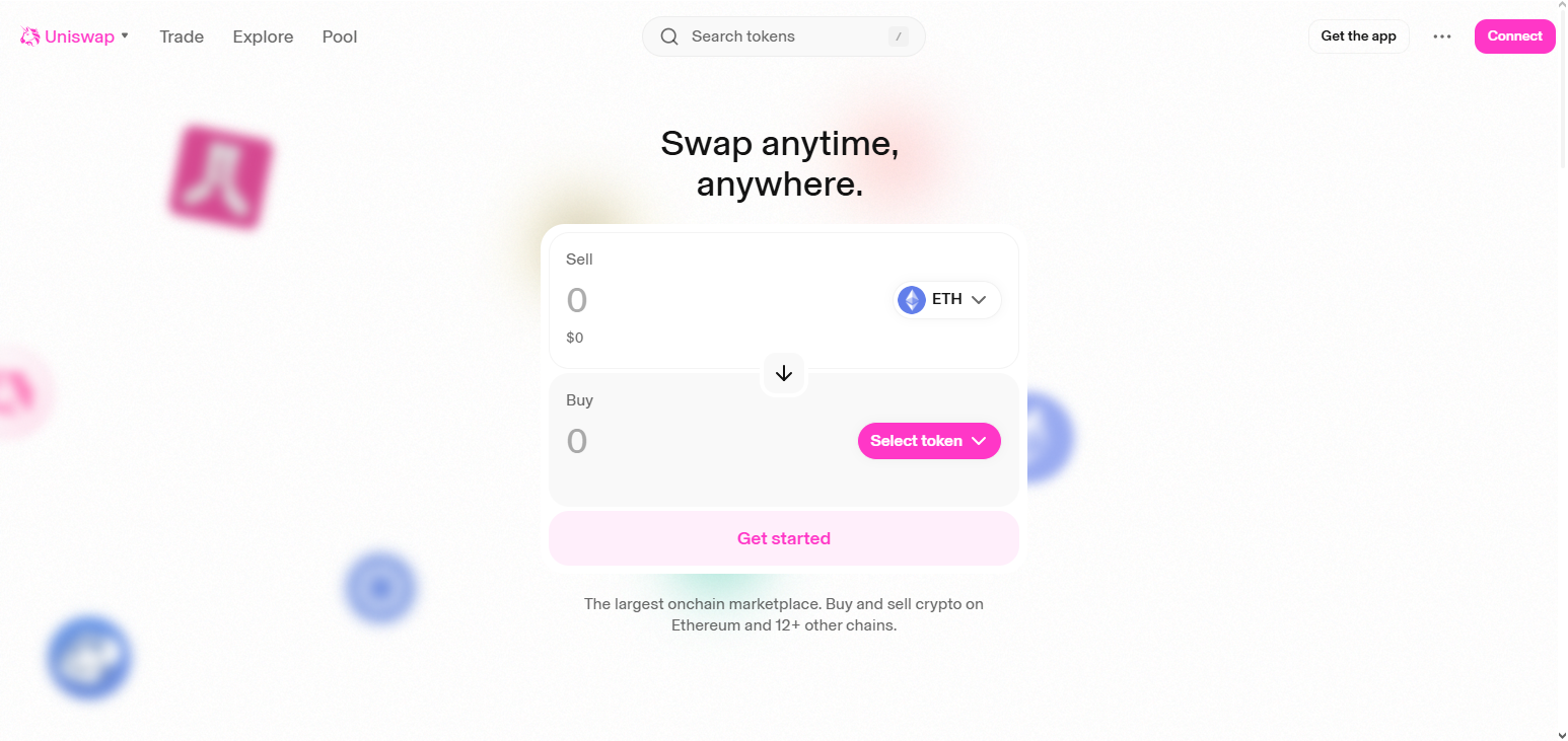 Uniswap v3 (via Aggregators)