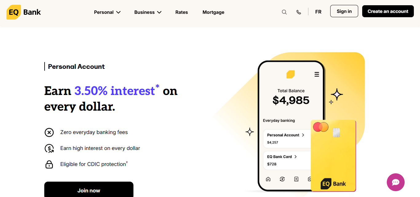 EQ Bank Personal Account