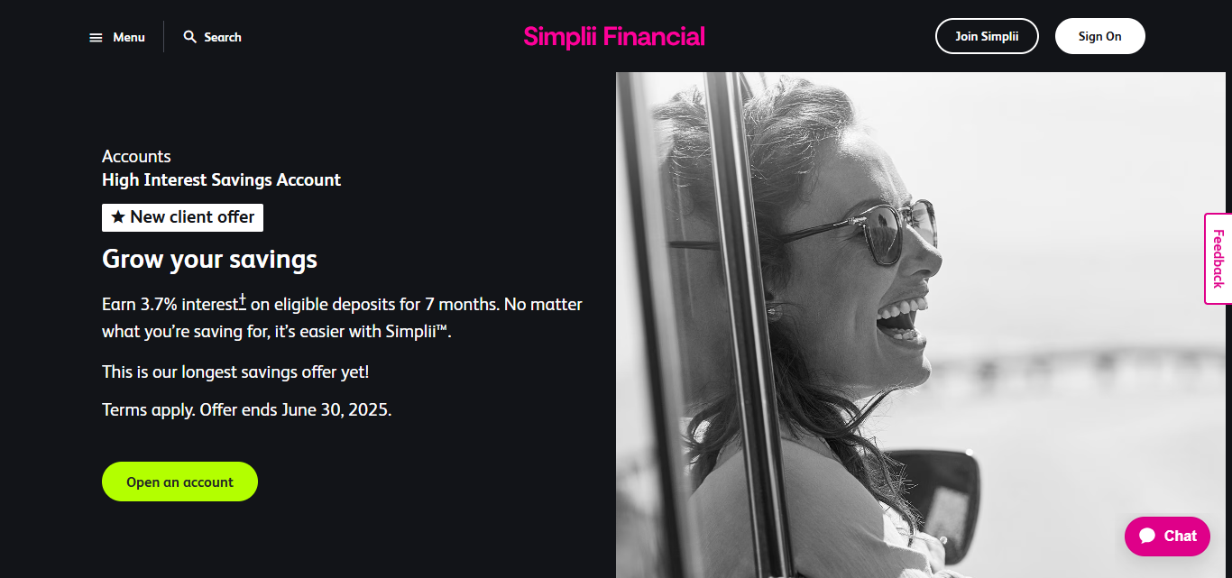 Simplii Financial High-Interest Savings Account