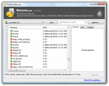 Downloading and Installing Recuva
