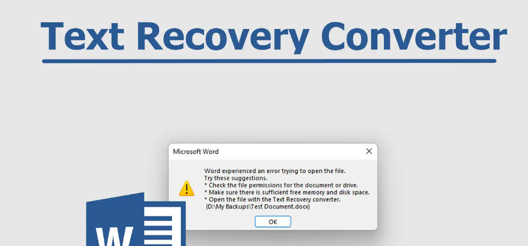 What Is Text Recovery Converter?