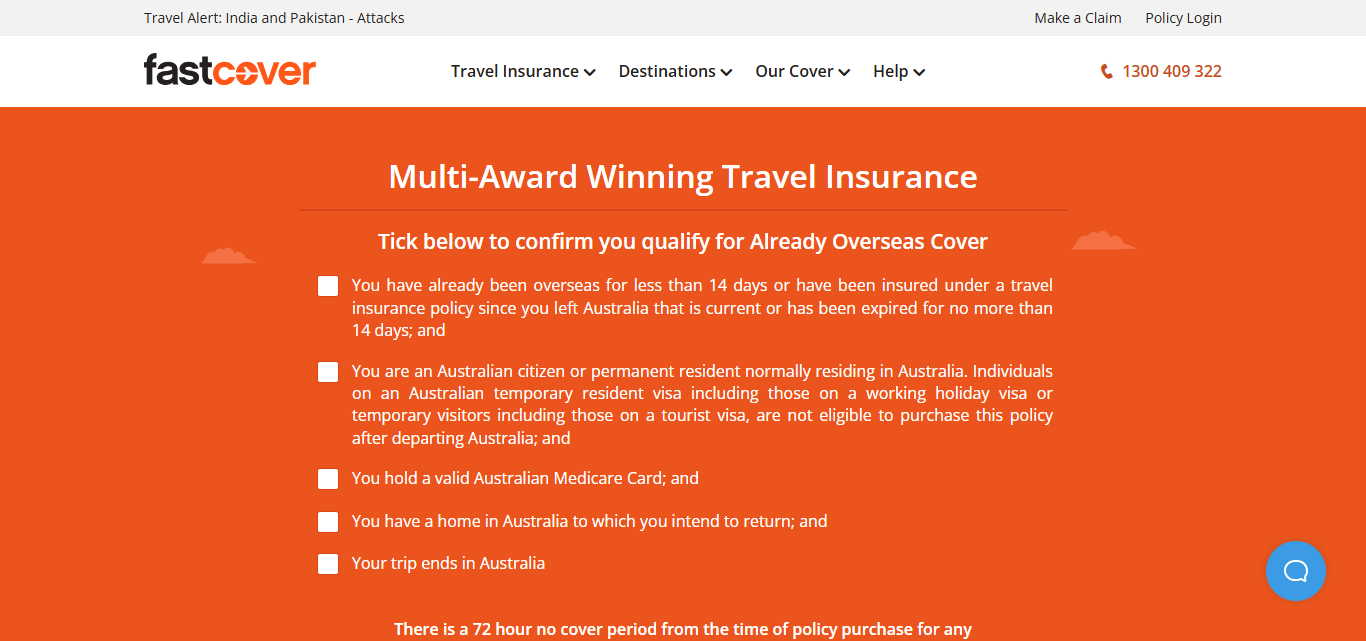 Fast Cover Travel Insurance
