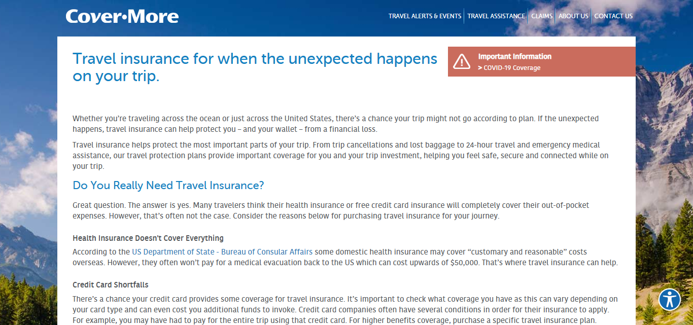 Covermore Travel Insurance