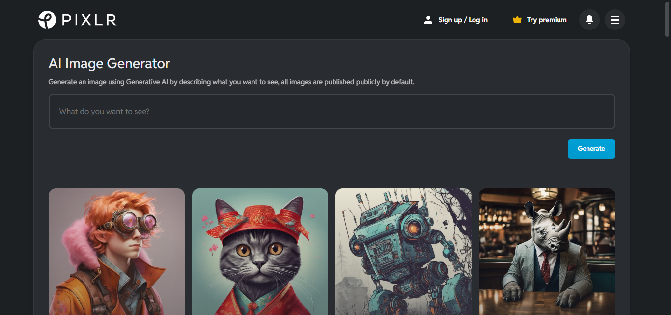 Pixlr AI Image Generator