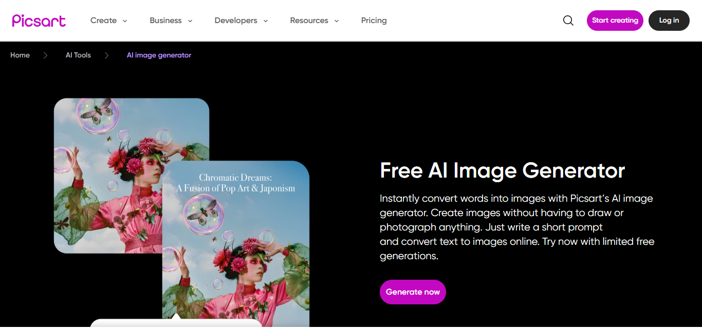 Picsart AI Image Generator
