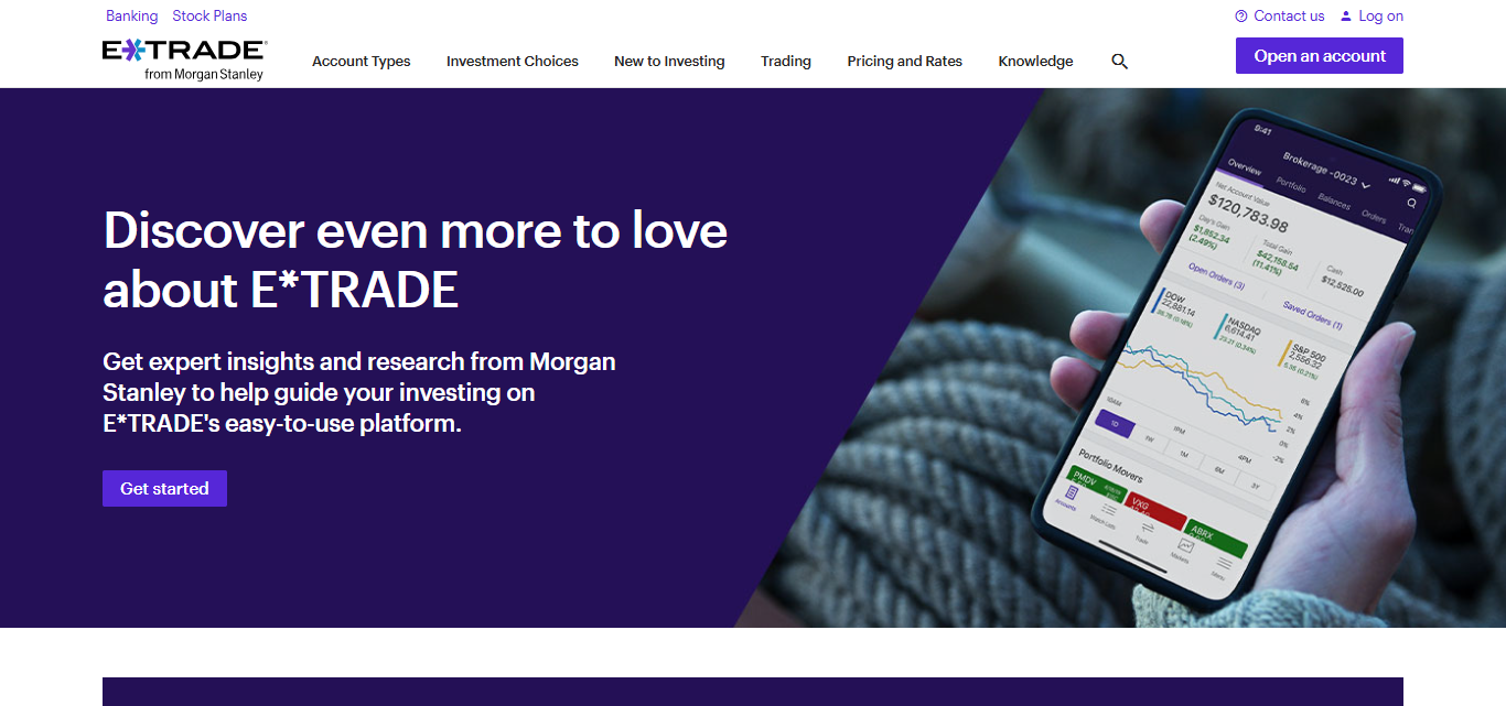 Step 1: Open an account with E*TRADE
