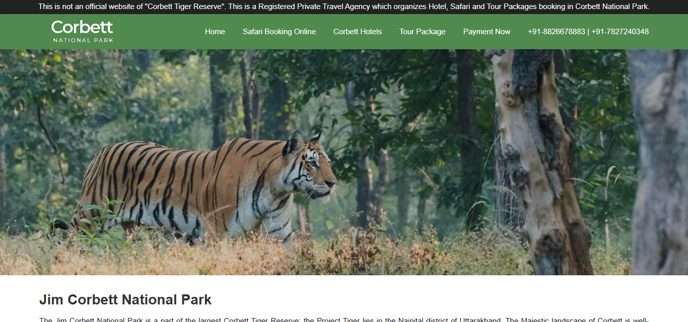 Jim Corbett National Park Uttarakhand