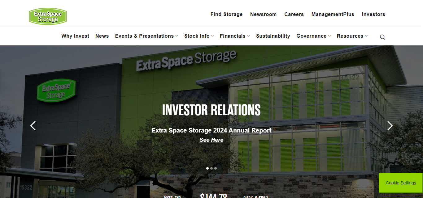 Extra Space Storage Inc. (EXR)