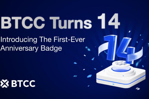 BTCC Exchange Celebrates 14th Anniversary with Launch of First-Ever User Badge Program