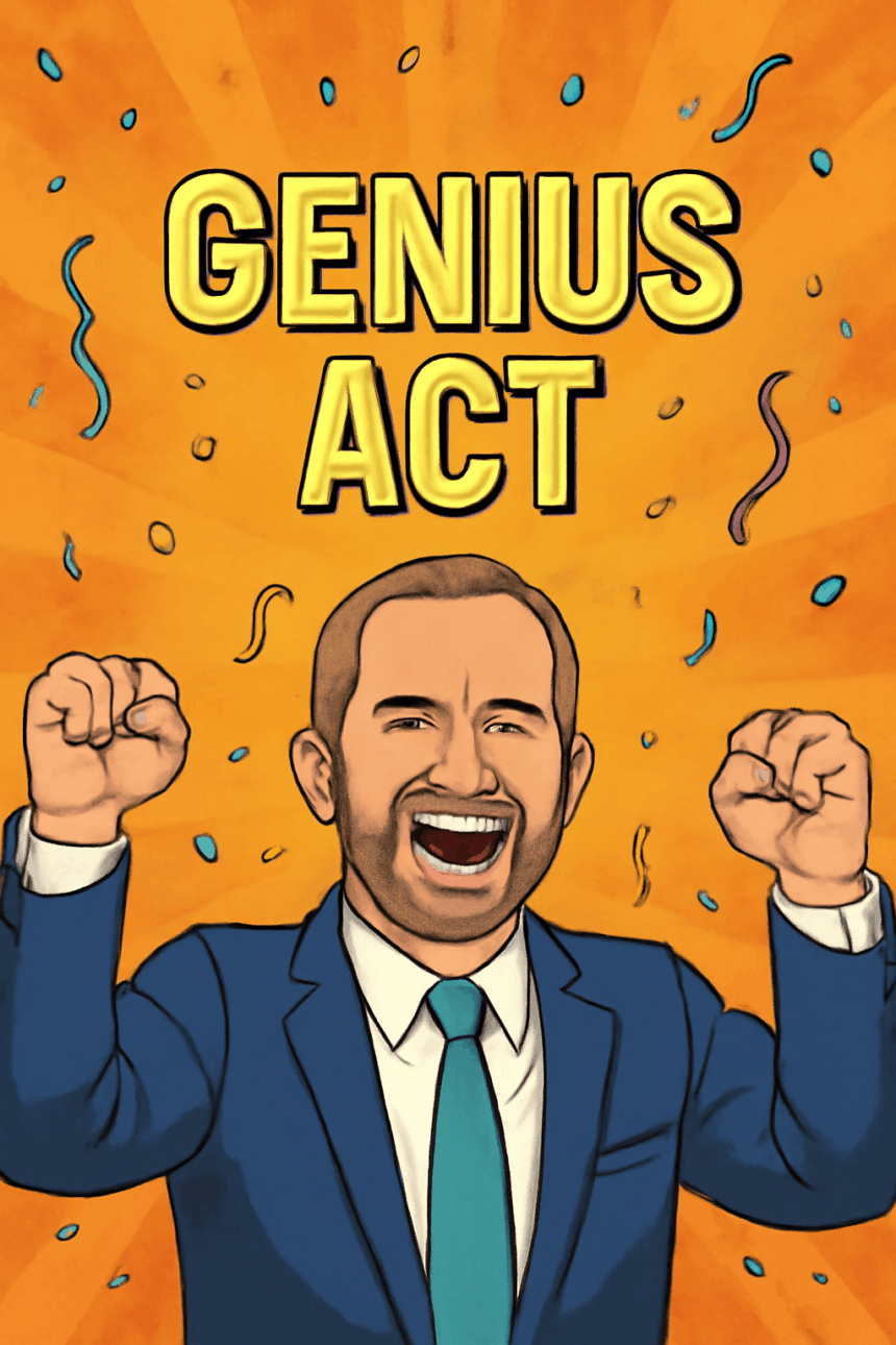 Ripple CEO Hails GENIUS Act as Historic Stablecoin Law Reshapes Crypto Future