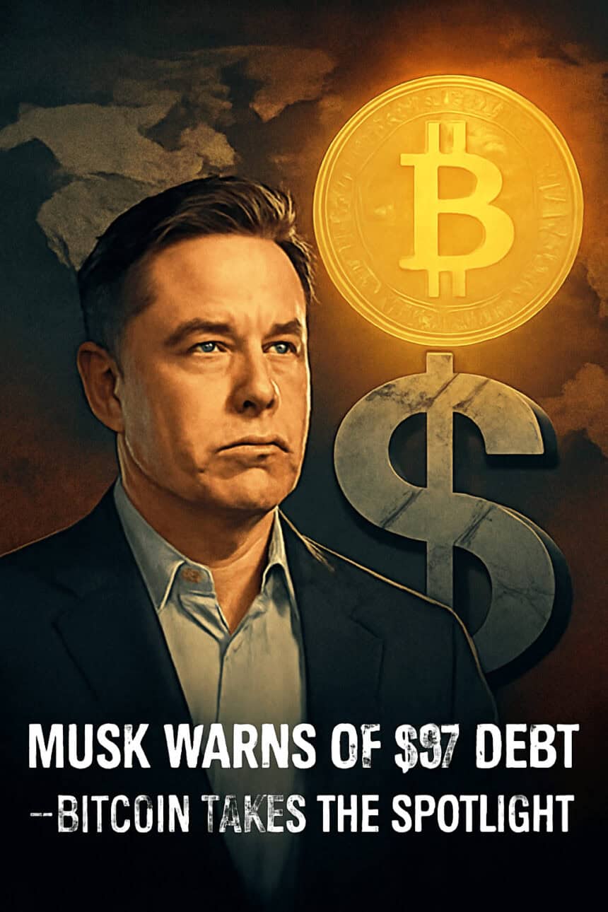 Elon Musk’s $5 Trillion Debt Warning Sparks Bitcoin Frenzy—Is BTC About to Replace the Dollar?