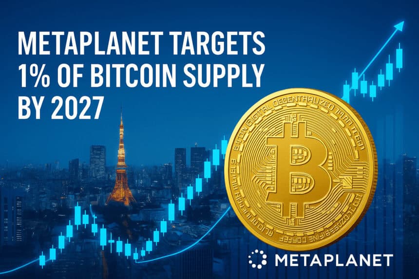 Metaplanet Unveils Bold “555 Million Plan” to Secure 1% of Total Bitcoin Supply by 2027