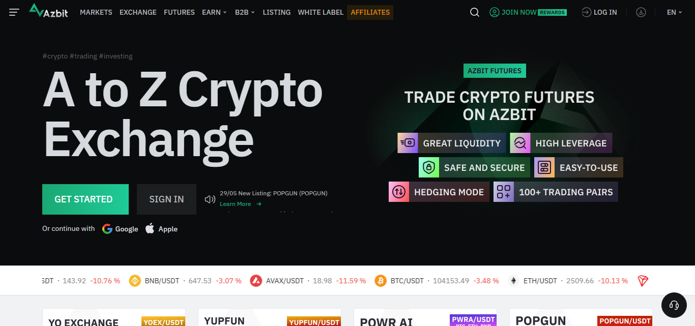Azbit exchange